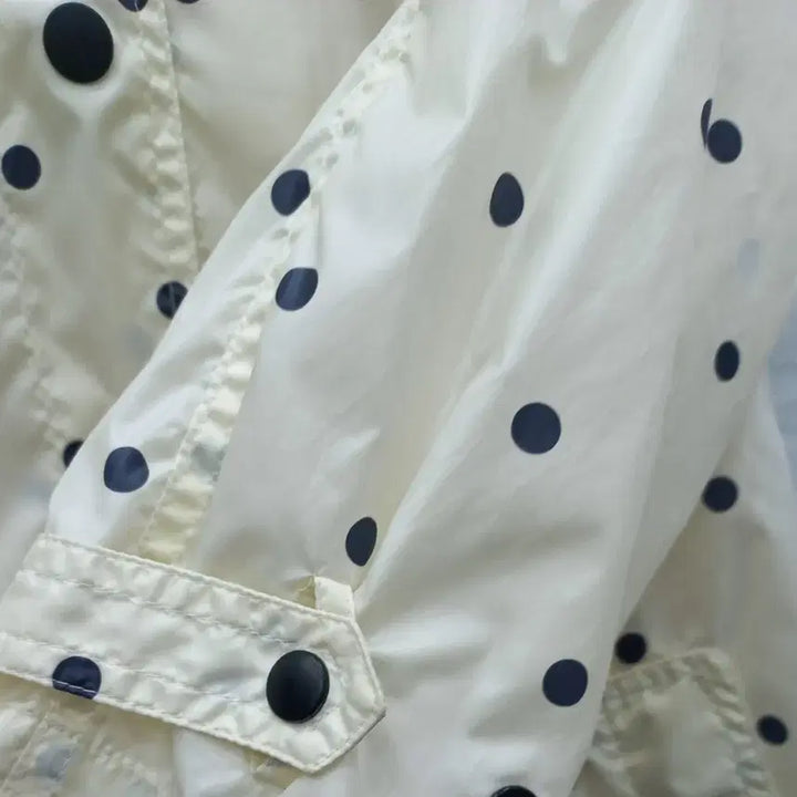 [BUNJANG] Plastic Island Dot Windbreaker Coat (Women&