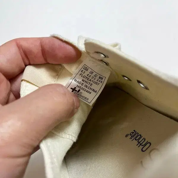 [BUNJANG] OTZ AW Pismo Canvas Sneakers Q1446 / 오찌 OTZ AW 피스모 캔버스 스니커즈 Q1446