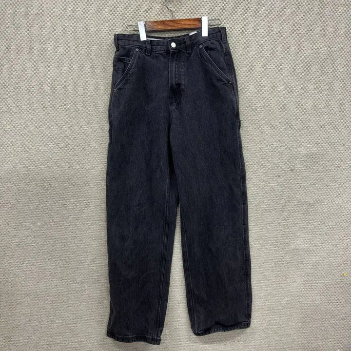 [BUNJANG] ZARA Carpenter Black Denim Pants 29 inch / 자라 ZARA 카펜터 흑청바지 29인치 M14279