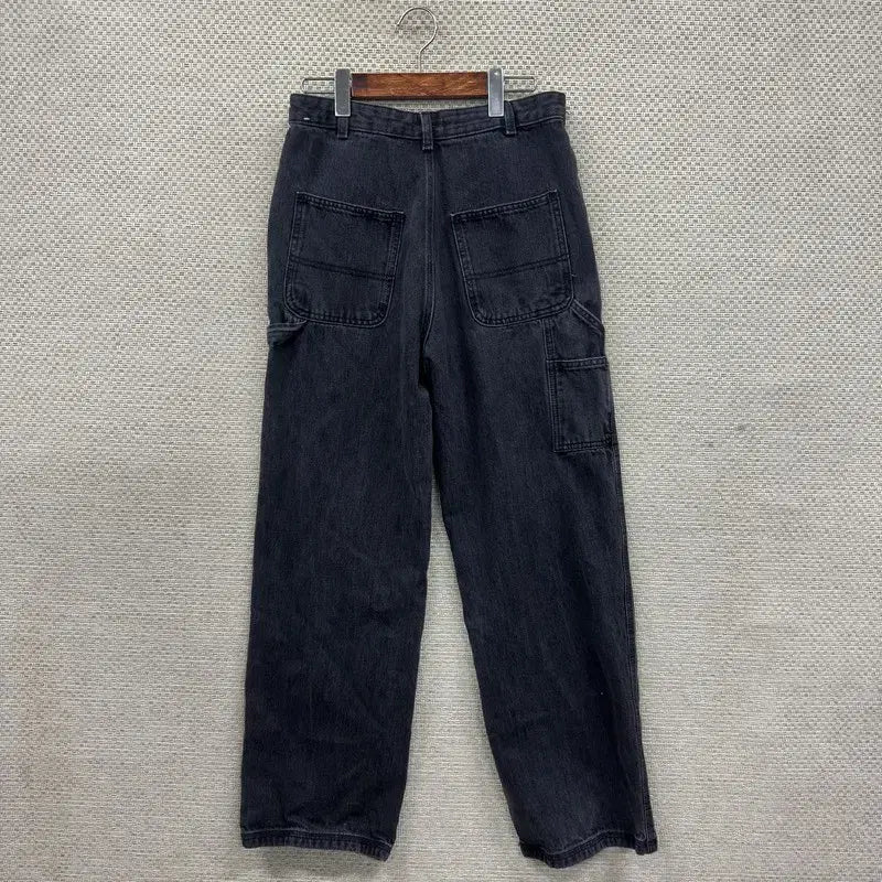 [BUNJANG] ZARA Carpenter Black Denim Pants 29 inch / 자라 ZARA 카펜터 흑청바지 29인치 M14279