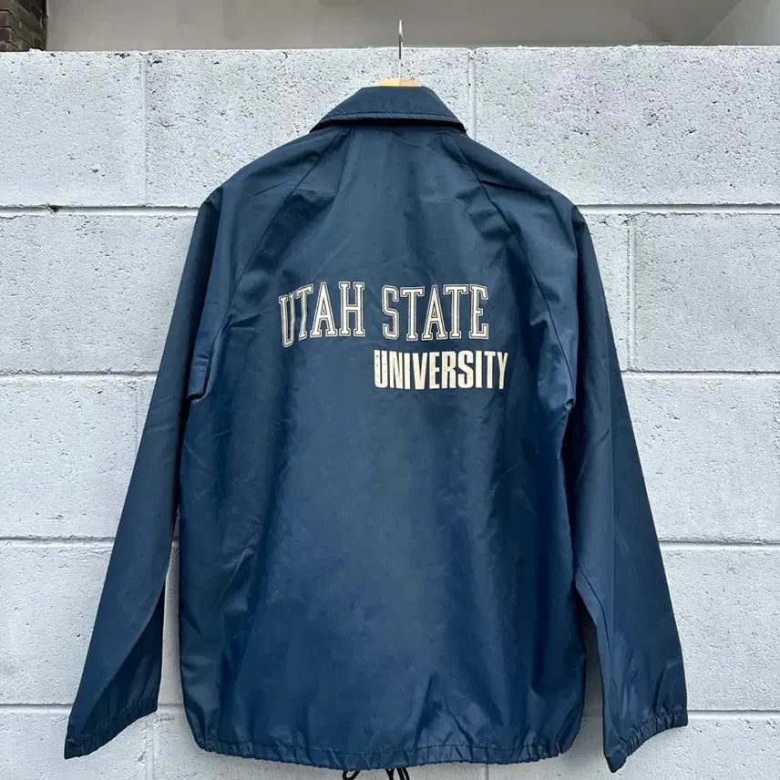[BUNJANG] USA Navy Vintage Coach Jacket / 빈티지 USA 네이비 코치 자켓