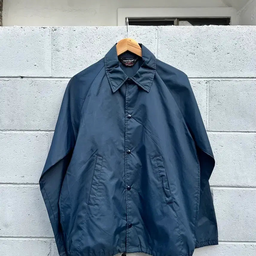 [BUNJANG] USA Navy Vintage Coach Jacket / 빈티지 USA 네이비 코치 자켓