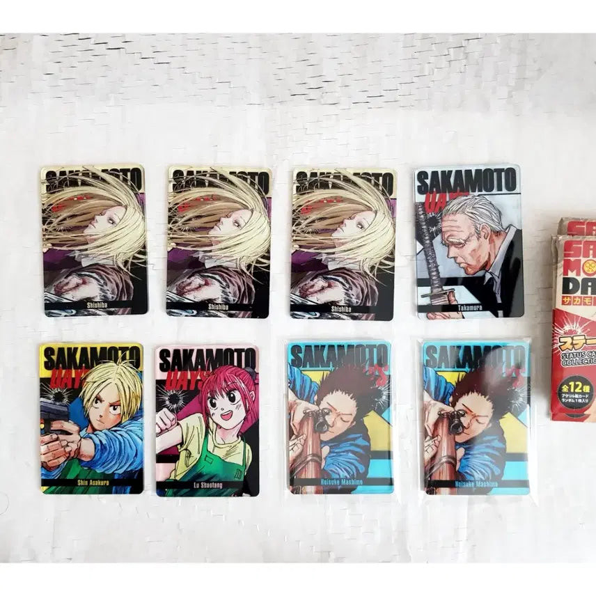 [BUNJANG] Sakamoto Days Sticker Bundle / 일괄) 사카모토데이즈 스테카 시시바, 슬러 등 일괄 양도합니다