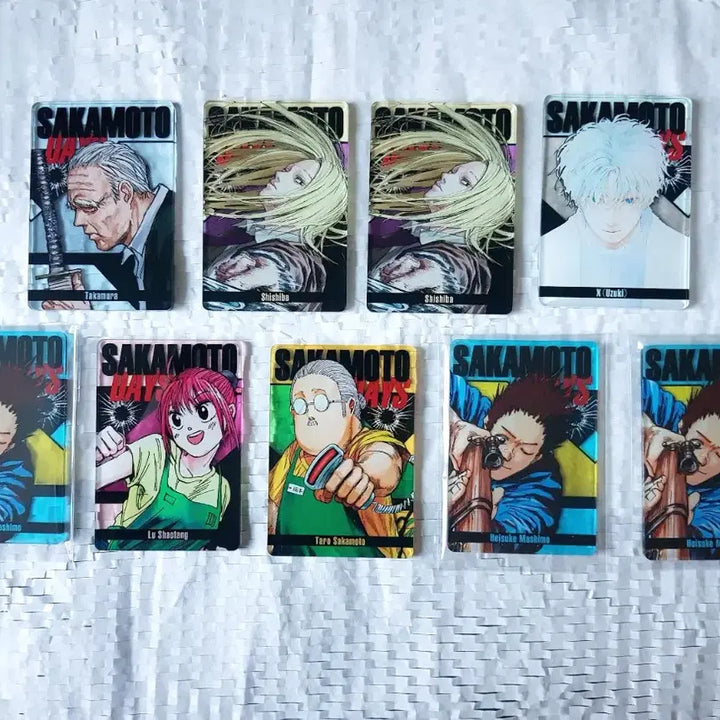 [BUNJANG] Sakamoto Days Sticker Bundle / 일괄) 사카모토데이즈 스테카 시시바, 슬러 등 일괄 양도합니다