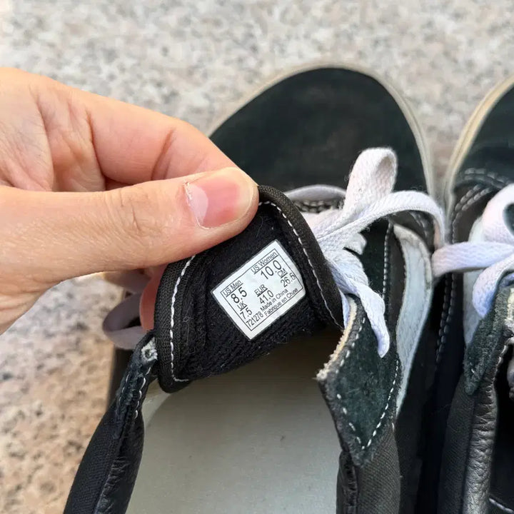 [BUNJANG] Vans Old Skool Black Sneakers / Vans 반스 올드스쿨 블랙