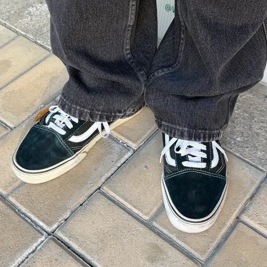 [BUNJANG] Vans Old Skool Black Sneakers / Vans 반스 올드스쿨 블랙