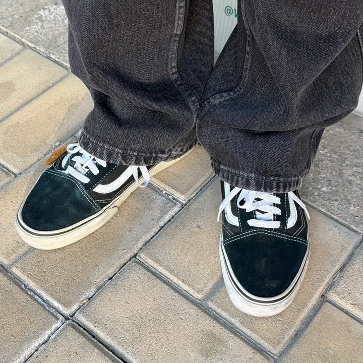 [BUNJANG] Vans Old Skool Black Sneakers / Vans 반스 올드스쿨 블랙