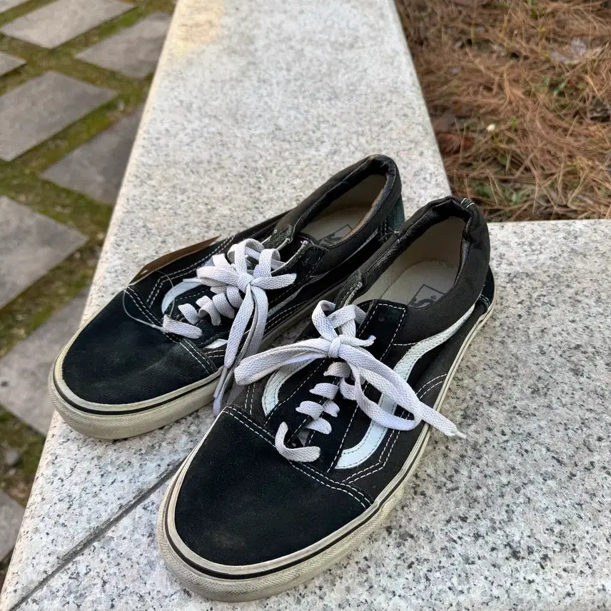 [BUNJANG] Vans Old Skool Black Sneakers / Vans 반스 올드스쿨 블랙