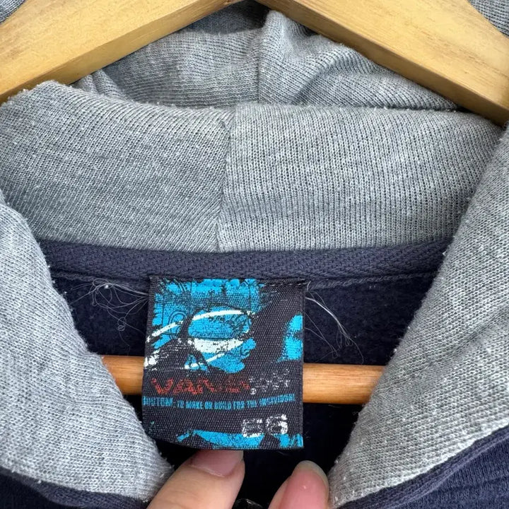 [BUNJANG] Vans Spellout Logo Hoodie Zip-up / 00s 반스 스펠아웃 로고 후드집업