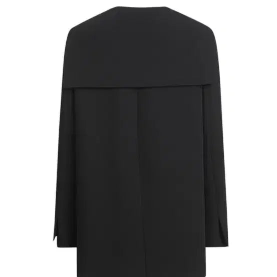 [SOLD OUT] 럭키슈에뜨 블랙 더블 버튼 자켓 공단카라