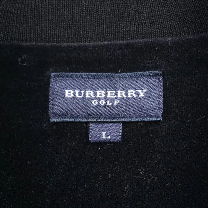 [BUNJANG] Burberry Golf Velvet Track Jacket / BURBERRY GOLF 버버리 골프 벨벳트레이닝 벨벳 져지집업 C268