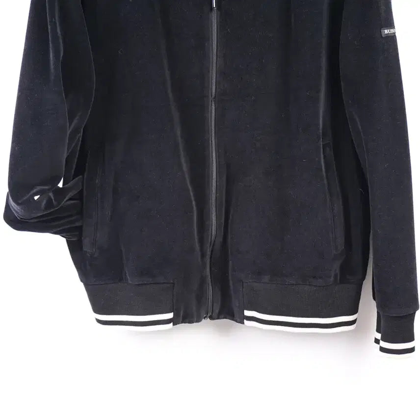 [BUNJANG] Burberry Golf Velvet Track Jacket / BURBERRY GOLF 버버리 골프 벨벳트레이닝 벨벳 져지집업 C268