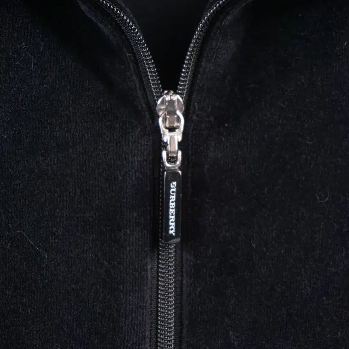 [BUNJANG] Burberry Golf Velvet Track Jacket / BURBERRY GOLF 버버리 골프 벨벳트레이닝 벨벳 져지집업 C268