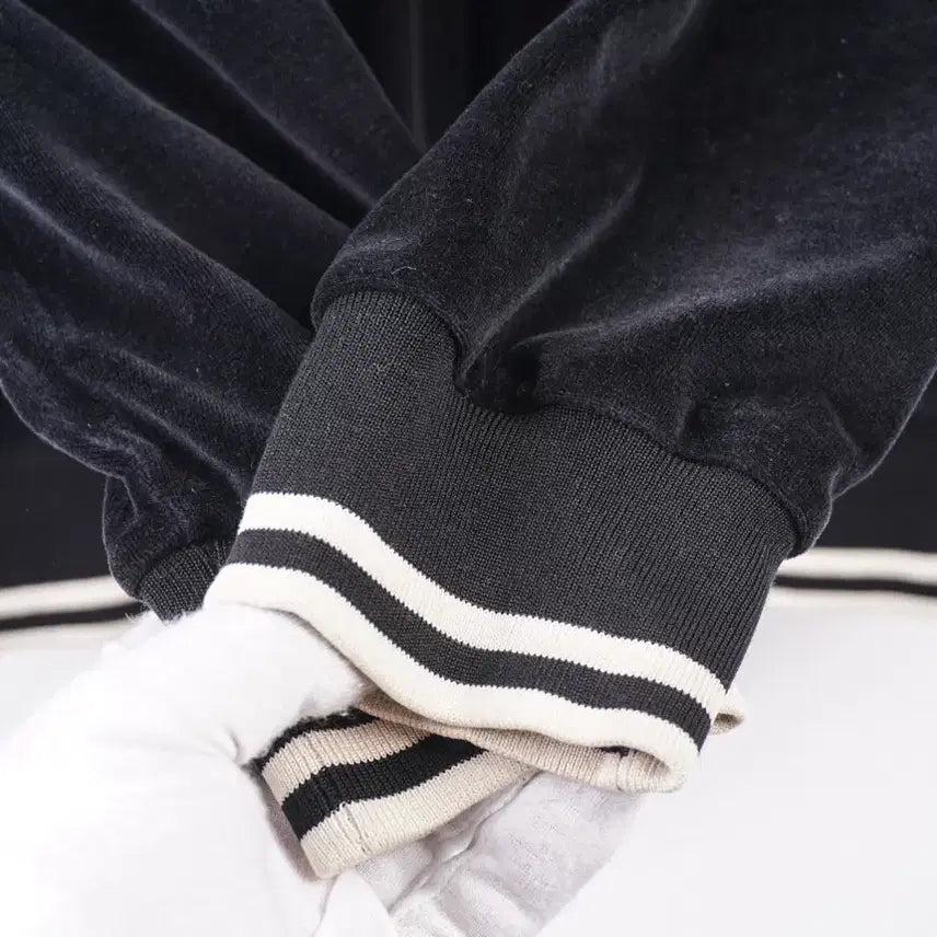 [BUNJANG] Burberry Golf Velvet Track Jacket / BURBERRY GOLF 버버리 골프 벨벳트레이닝 벨벳 져지집업 C268