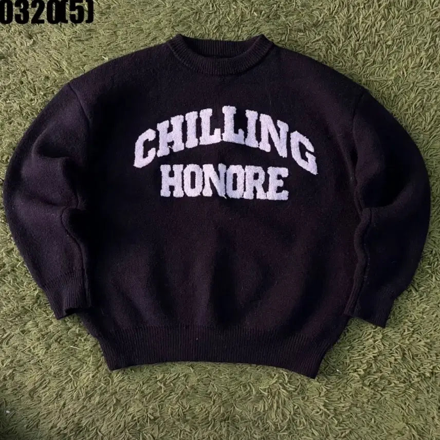 [SOLD OUT] 반에이크 블랙 니트 스웨터f 0320