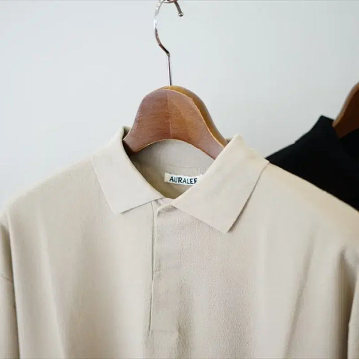 [BUNJANG] Auralee Hard Twist Amunzen Polo Shirt / 오라리 20ss 하드트위스트 아문젠 폴로