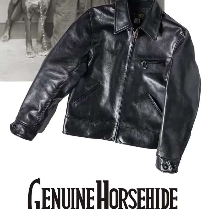 [SOLD OUT] 브론슨 381.말가죽 코삭자켓 38size 새상품