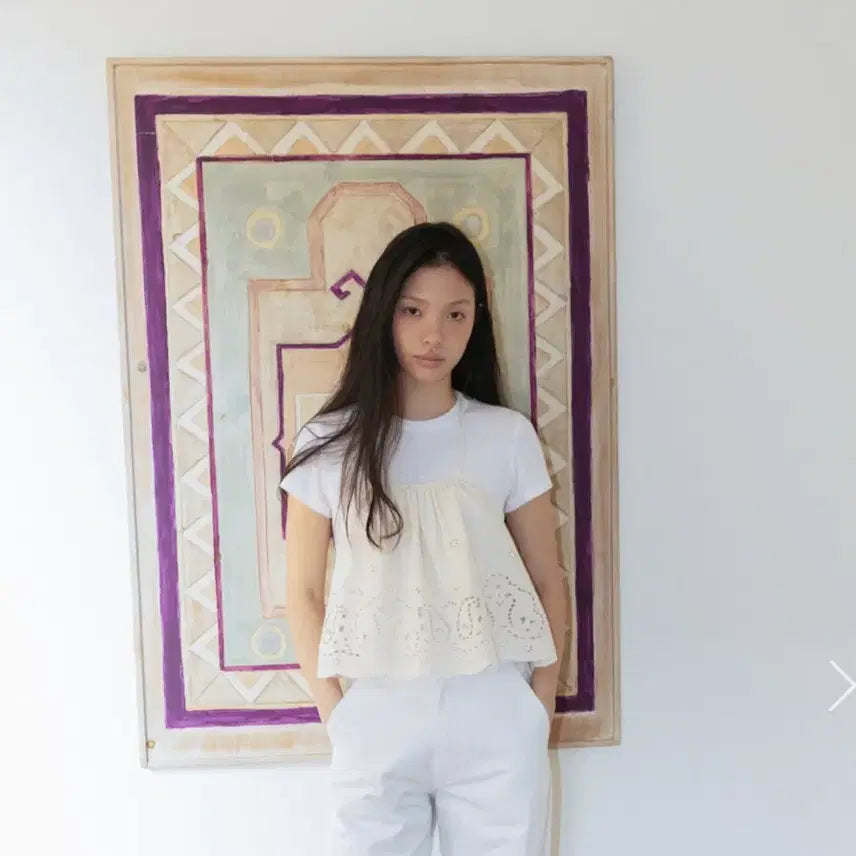 [BUNJANG] Monoha Navy T-shirt / 모노하 티셔츠