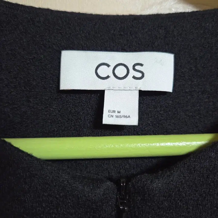 [BUNJANG] COS Black A-Line Jacket Dress Coat / COS 블랙 A라인 자켓 코트 원피스