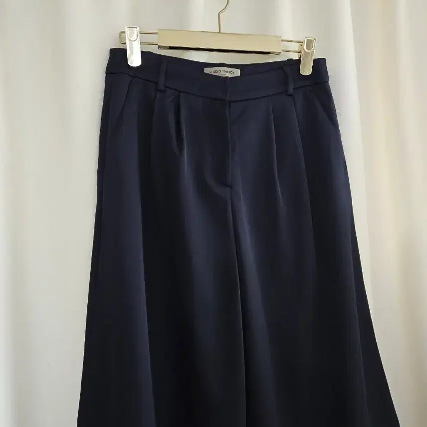 [BUNJANG] STUDIO TOMBOY Navy Wide Pants / STUDIO TOMBOY 네이비 와이드 팬츠