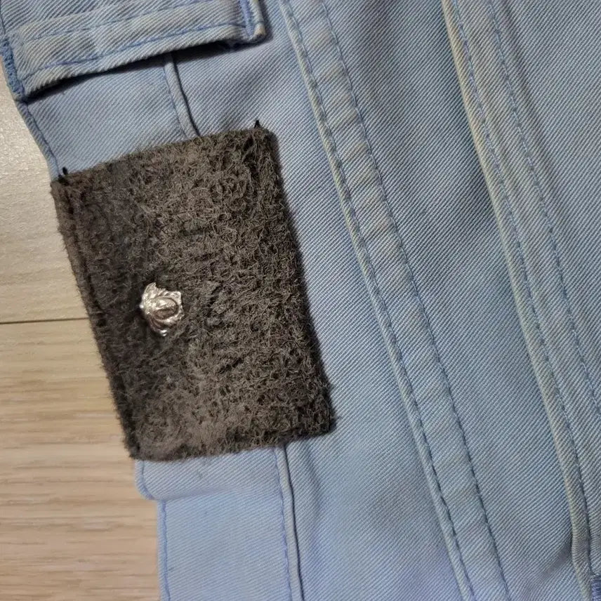 [BUNJANG] Versace Sky Blue Cotton Pants / VERSACE 베르사체 하늘색 면바지