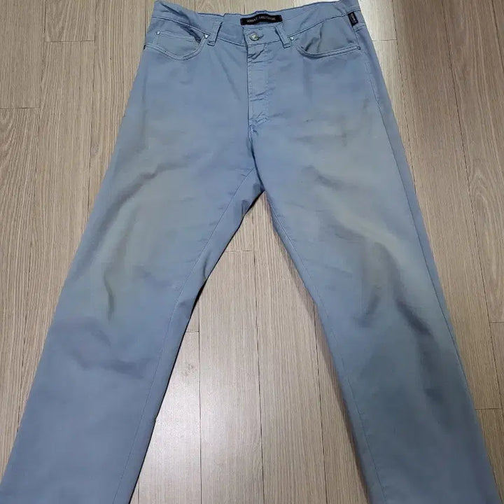 [BUNJANG] Versace Sky Blue Cotton Pants / VERSACE 베르사체 하늘색 면바지