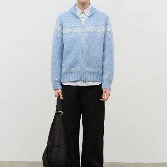 [BUNJANG] Dunst 24FW Cowichan Soft Knit Cardigan / 던스트 24FW 코위찬 소프트 니트 가디건 PN8719
