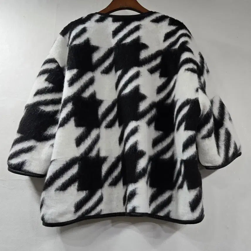 [BUNJANG] Haunt Check Alpaca 100% Jacket / 하운트체크 알파카 100% 자켓