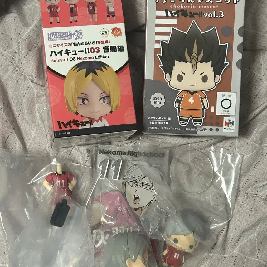 [BUNJANG] Haikyuu!! Lev Haiba Nendoroid Chocoring Figure &amp; Acrylic Block Bundle / 하이큐 하이바 리에프 넨도로이드 쵸코링 피규어 + 아크릴블럭 일괄