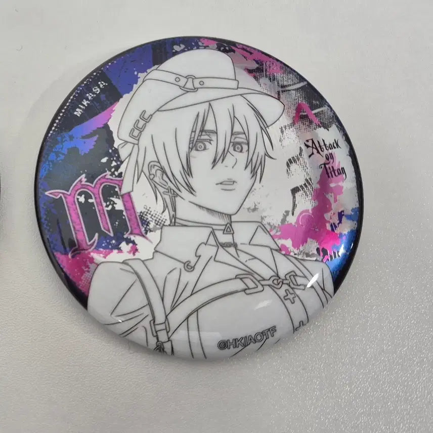 [BUNJANG] Attack on Titan Mikasa Can Badge / 진격의 거인 미카사 캔뱃지