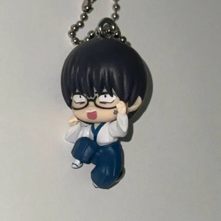 [BUNJANG] Gintama Shinpachi Keychain / 은혼 대롱가챠 신파치 군번줄