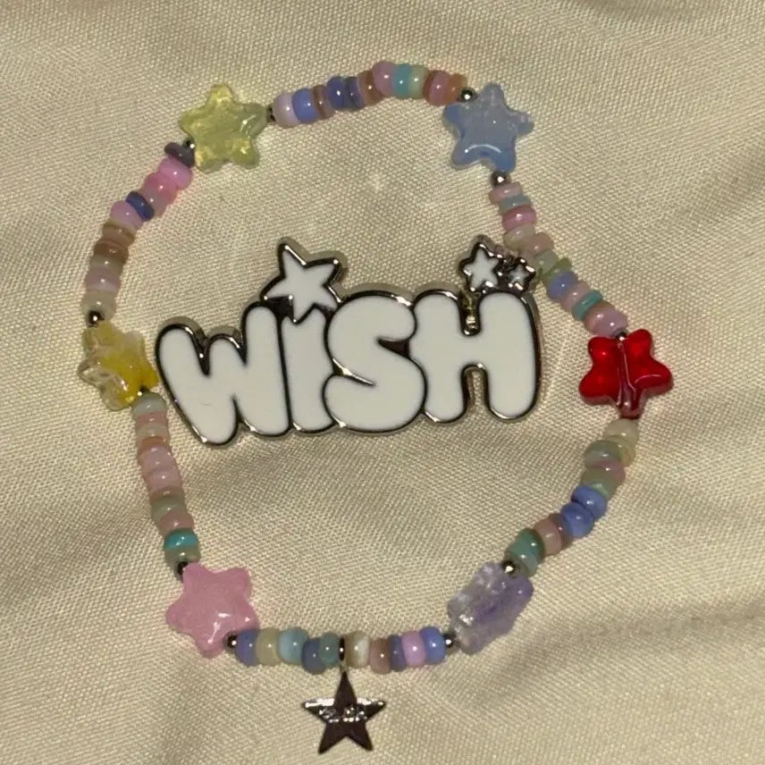 [BUNJANG] WISH Steady MD Bracelet Keyring + Photocard / 위시 스테디 엠디 팔찌 키링. 포카