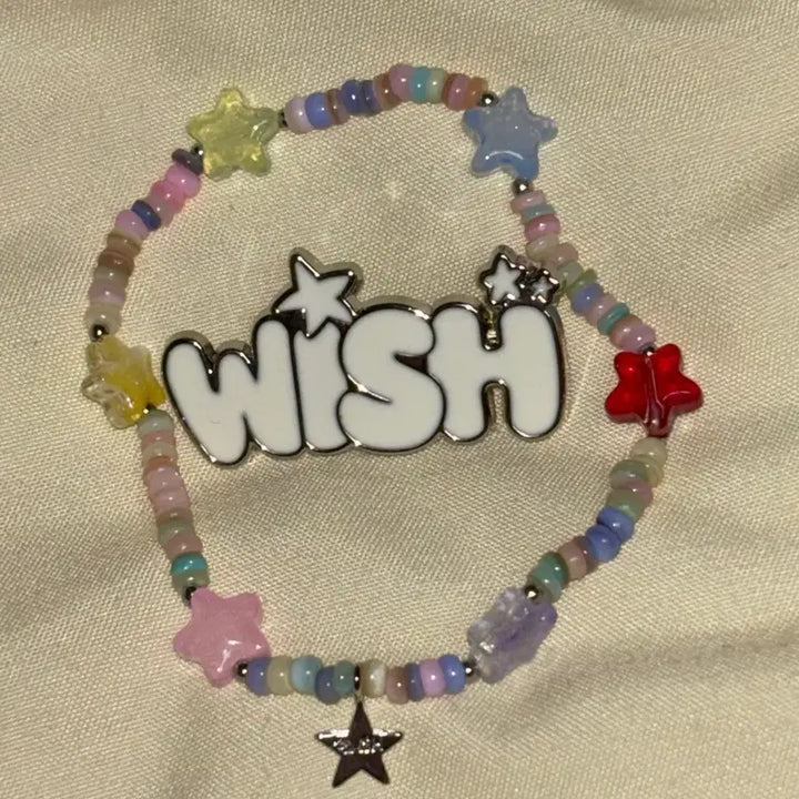 [BUNJANG] WISH Steady MD Bracelet Keyring + Photocard / 위시 스테디 엠디 팔찌 키링. 포카