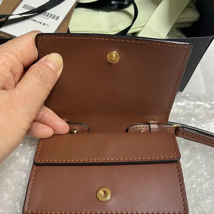 [BUNJANG] Burberry Mini Archive Beige Card Holder / 버버리 카드지갑 미니 아카이브 베이지