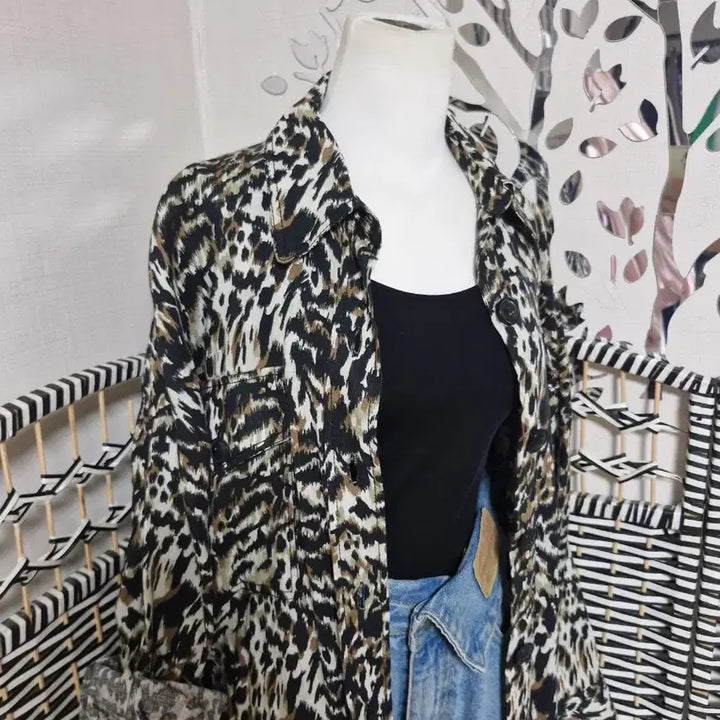 [BUNJANG] ZARA Leopard Print Shirt Dress / 자라 레오파드 셔츠 원피스