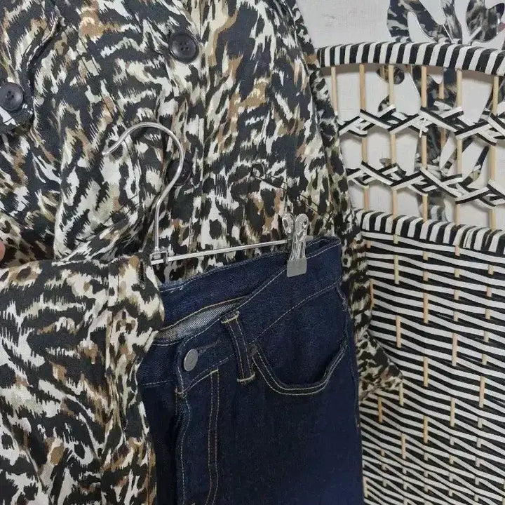 [BUNJANG] ZARA Leopard Print Shirt Dress / 자라 레오파드 셔츠 원피스