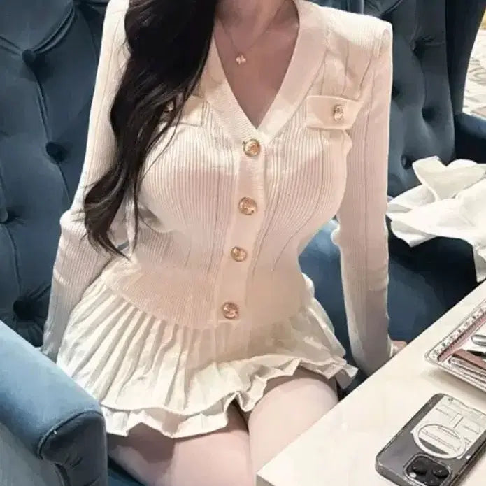[SOLD OUT] 수입의류블리스민 금장가디건(새상품)