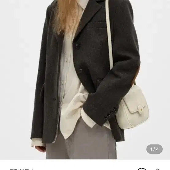 [BUNJANG] Depound Dark Brown Patch Jacket / 드파운드 다크브라운 패치 자켓