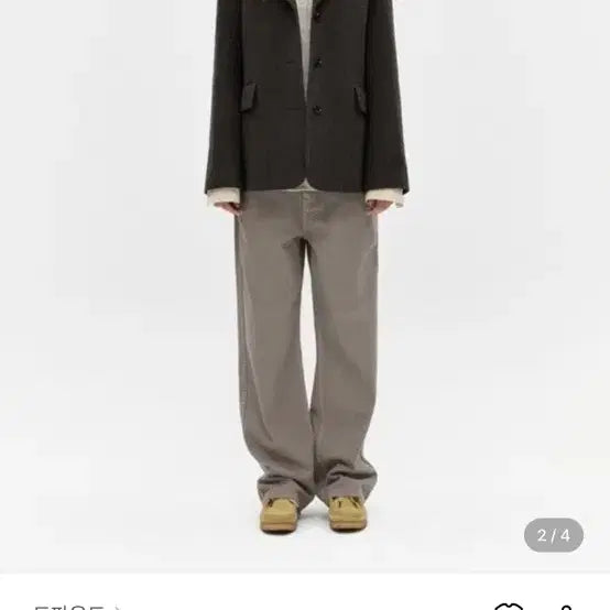 [BUNJANG] Depound Dark Brown Patch Jacket / 드파운드 다크브라운 패치 자켓