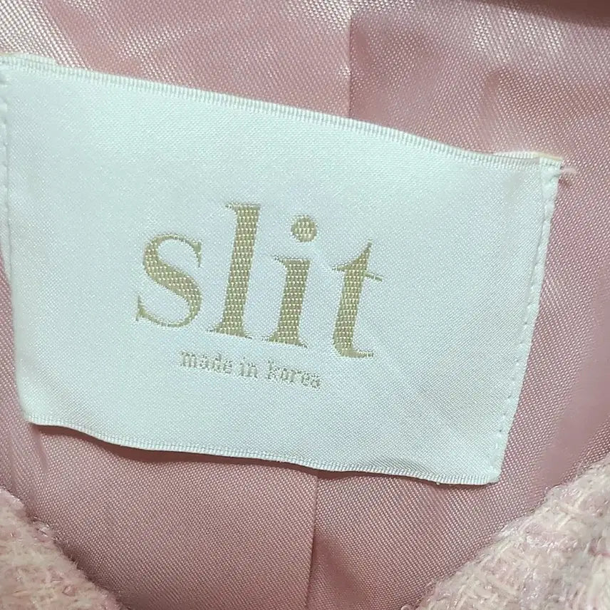 [BUNJANG] Pink Tweed Jacket / slit트위드자켓