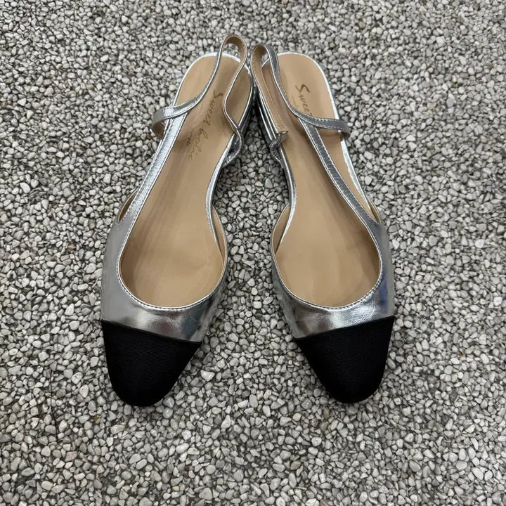 [BUNJANG] Leather Slingback Flat Shoes 230 / 양가죽 슬링백 플랫 단화 230 새제품
