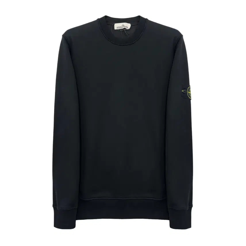 [BUNJANG] Stone Island Patch Sweatshirt Black / [새상품정품]26SS 스톤아일랜드 와펜 맨투맨 블랙 6100060
