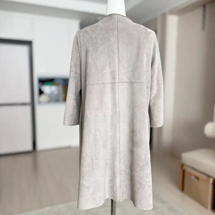 [BUNJANG] Unbranded Suede-Feel Lightweight Coat / 세무 느낌 패브릭  가벼운 코트