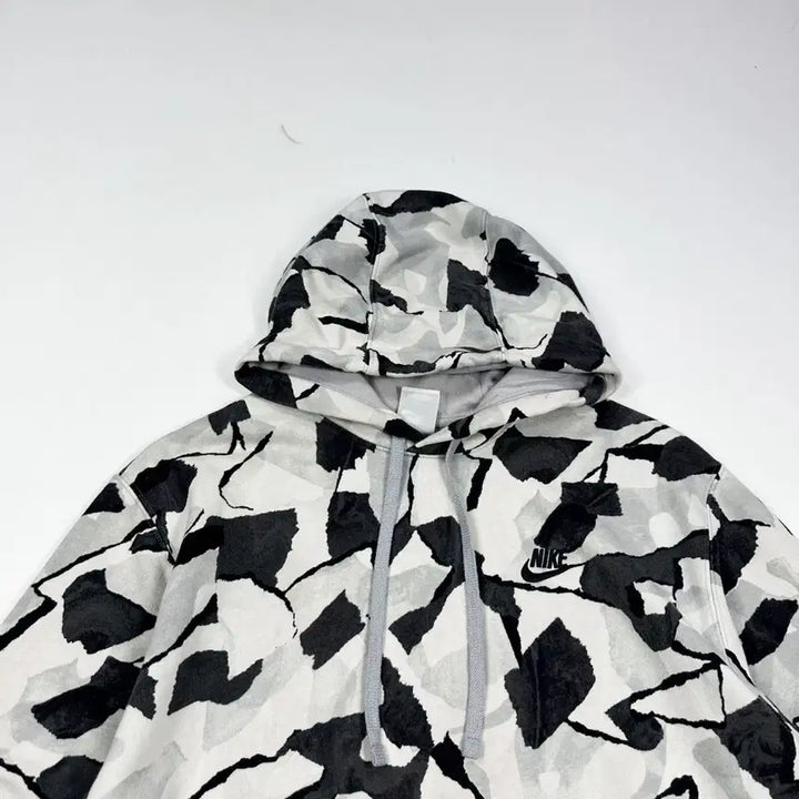 [BUNJANG] Nike Futura White Camo Pattern Hoodie (L) / (L) 나이키 퓨추라 화이트 카모패턴 후드티
