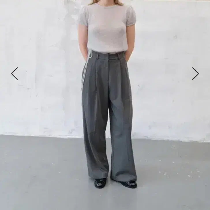 [BUNJANG] Lillycotz Sorbet Puff Knit &amp; Sand Pleats Skirt / 릴리코츠 소르베퍼프니트, 샌드플리츠스커트
