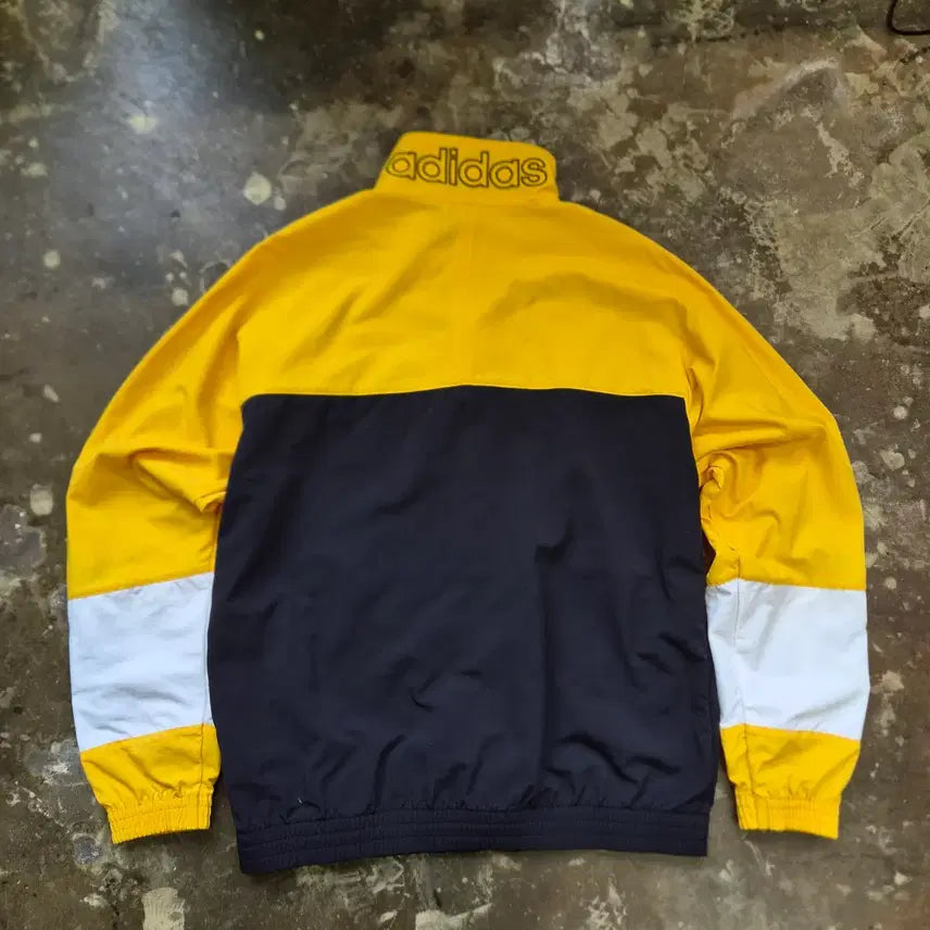 [BUNJANG] Adidas Colorblock Windbreaker Jacket / S) 아디다스 컬러블록 바람막이 방풍자켓