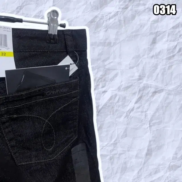 [BUNJANG] Calvin Klein Bootcut Jeans / 캘빈클라인 블랙 부츠컷 청바지 새상품