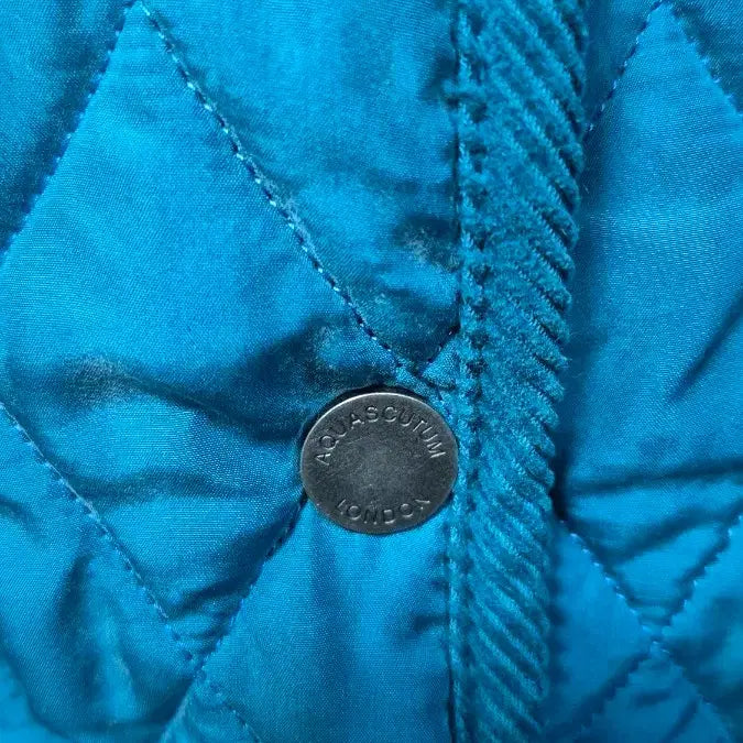 [BUNJANG] Aquascutum Silk Quilted Lightweight Padded Jacket / 아쿠아스큐텀    실크100%  퀼팅   경량  패딩자켓