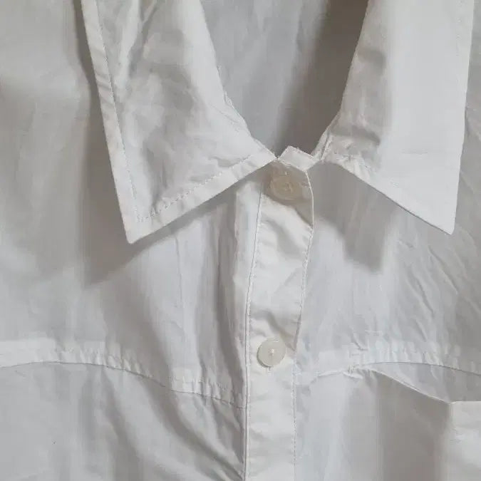 [BUNJANG] 8Seconds White Short Sleeve Shirt S / 에잇세컨즈 화이트 반팔 셔츠S