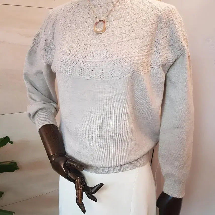 [BUNJANG] Yeori Fit Cashmere Touch Knit Sweater / 여리핏 끝판 캐시미어터치 니트 하객룩 출근룩 강추